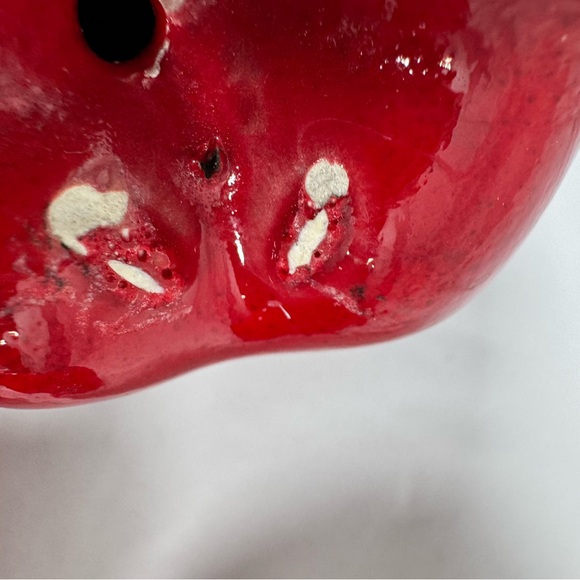 Glossy Red Decorative Apples Set - Picture 6 of 6